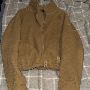 Gymshark Brown Teddy Jacket